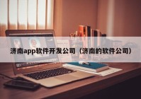 济南app软件开发公司（济南的软件公司）